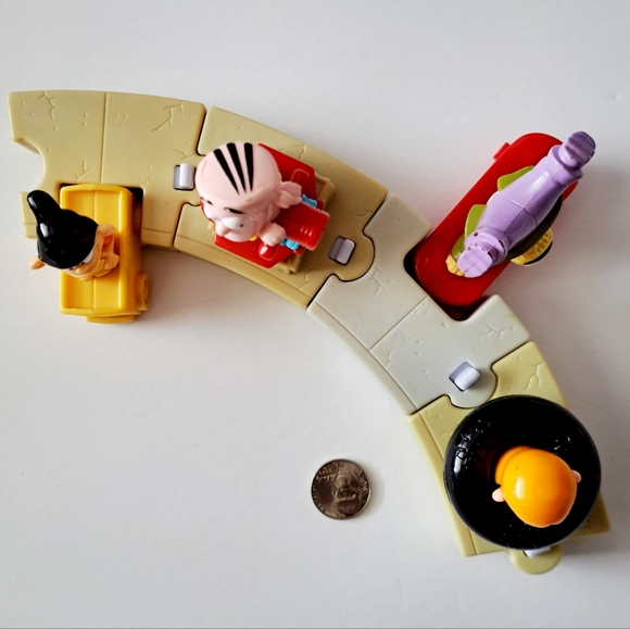 RARE Cartoon Network 2003 Ed, Edd, n' Eddy Subway Kids Pack action figures Y2K - Picture 6 of 7